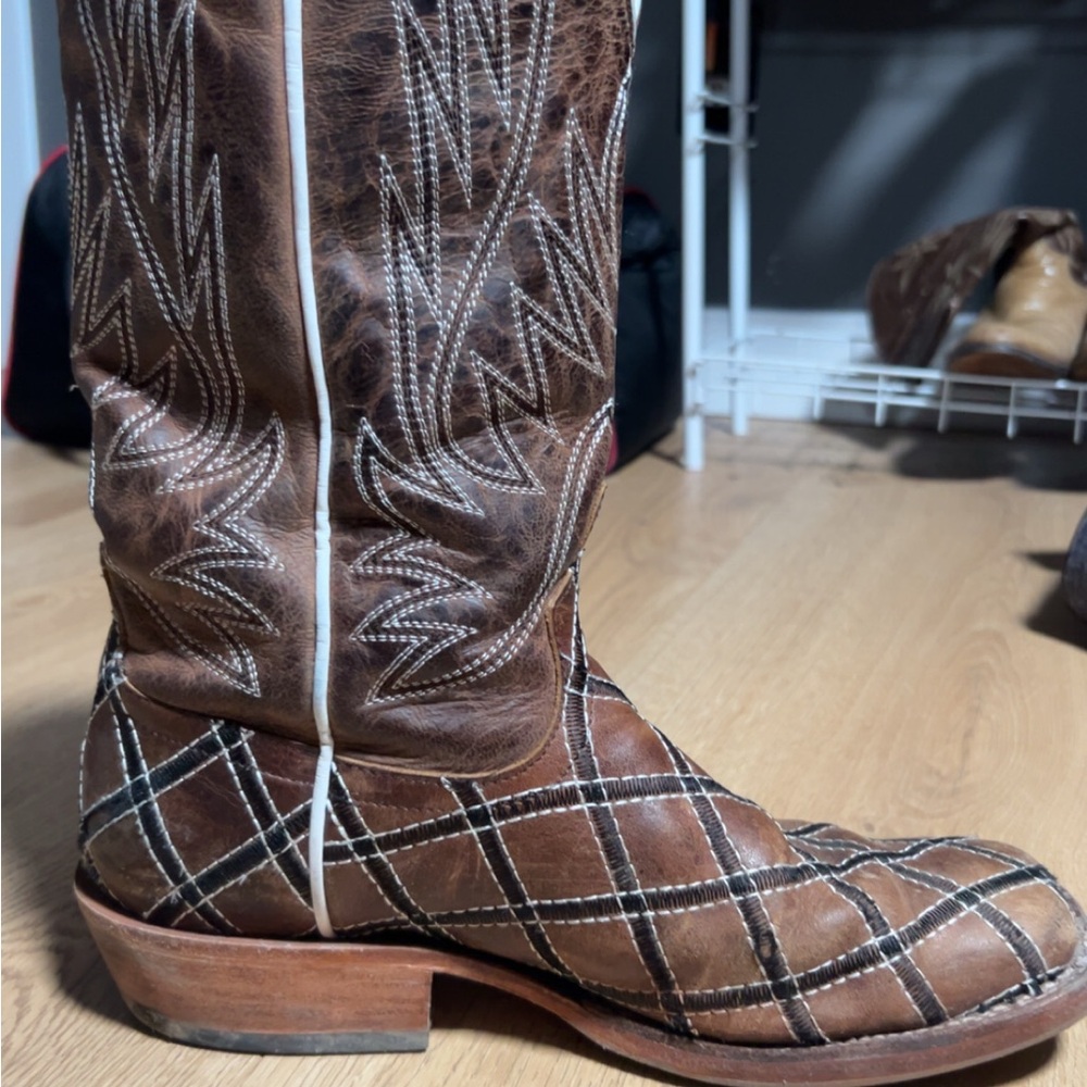 Men’s Horsepower square toe boots - Picture 3 of 9